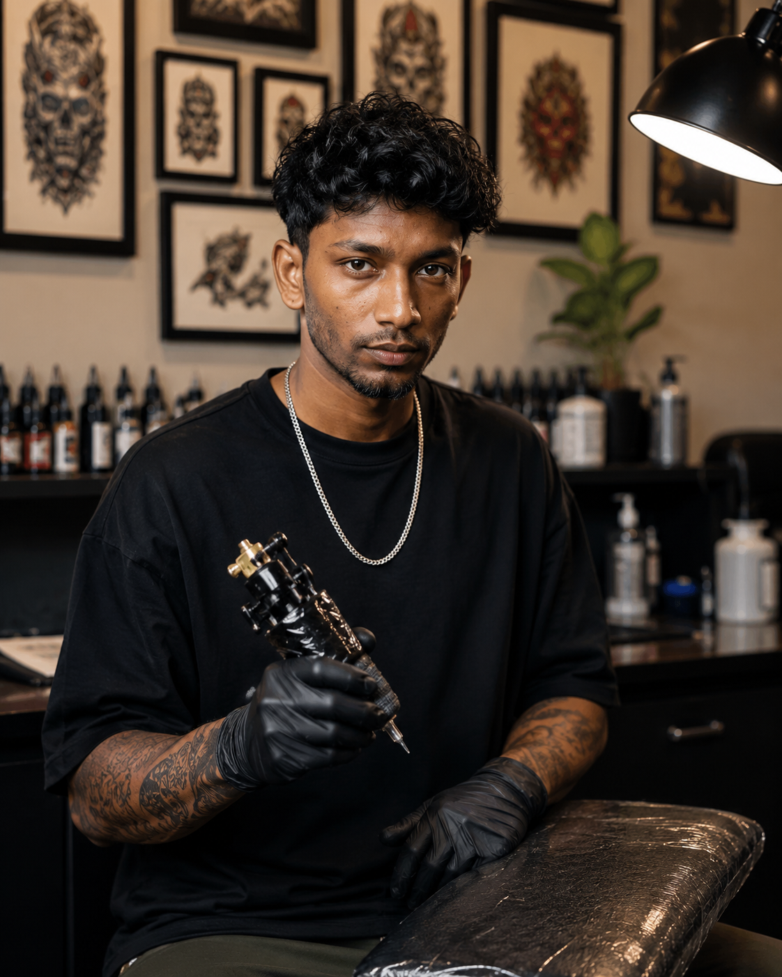 Tushar, Fine-Line Artist at Dev Tattoo & Art Kolkata